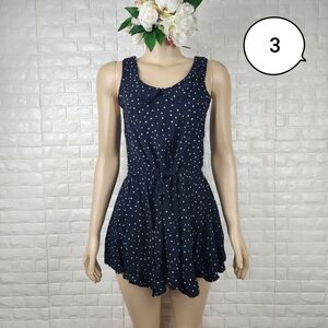 yammy small black polka dress